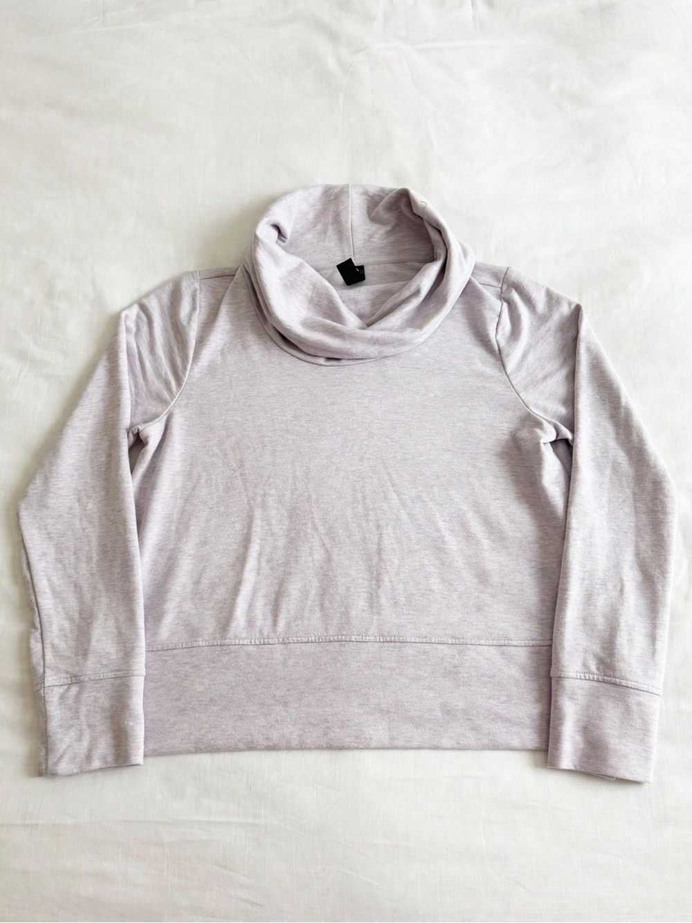Yogalicious Light Lavender Cowl Neck Sweater